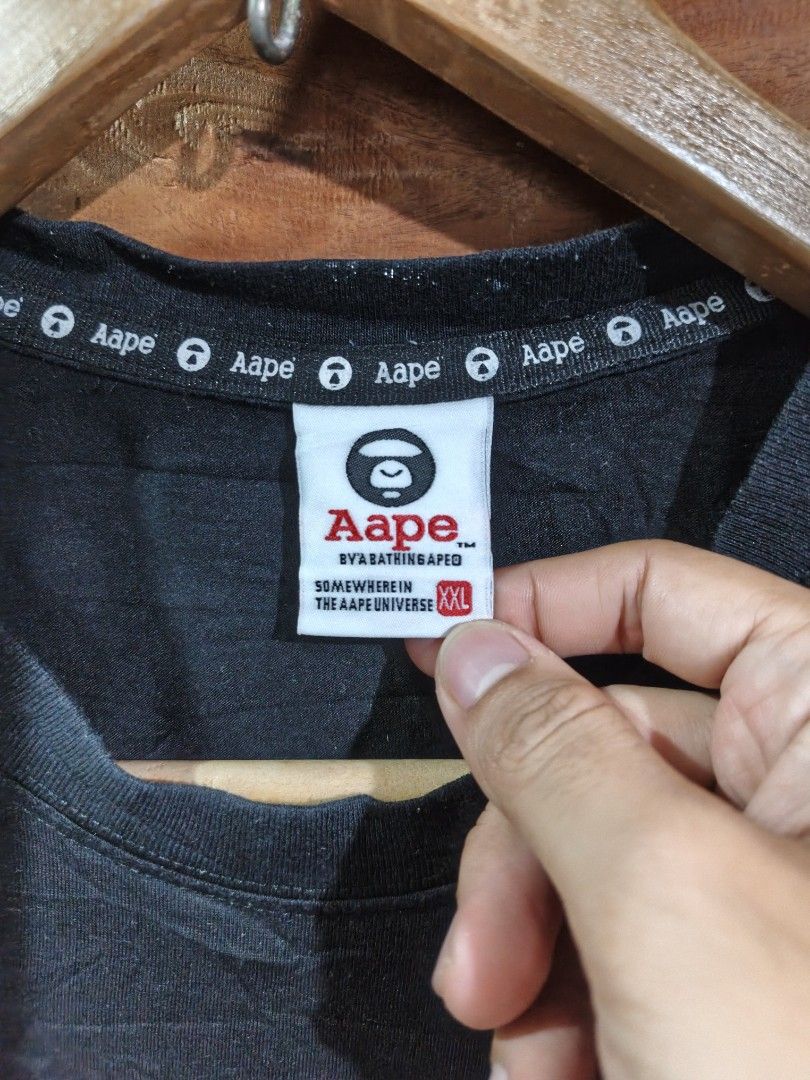 AAPE TEE (Category: Tshirts & Polo Shirts ) located in Tagum. Submitted by danelle_closet1106 (Listing ID 1469757338, Image 3). Description: AS NEW SIZE XL CUT WASHTAG.