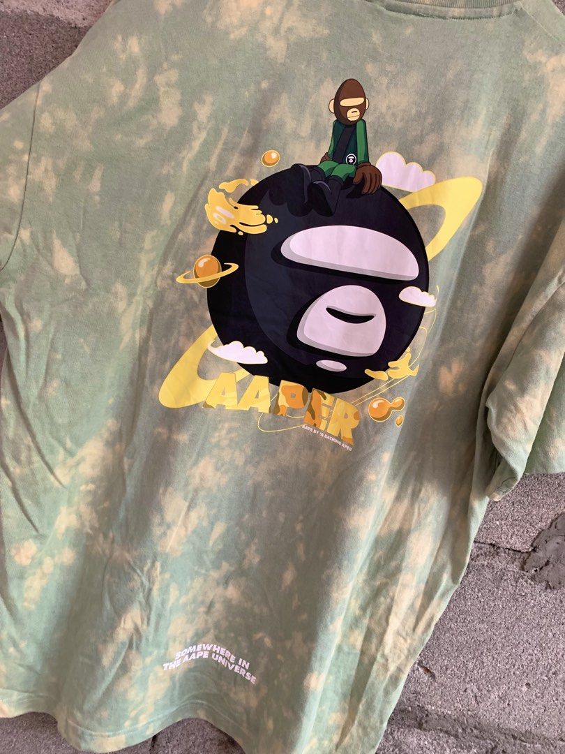 Aaper by a bathing ape Tie dye Shirt (Category: Tshirts & Polo Shirts ) located in Tacurong. Submitted by mwloots04 (Listing ID 1469632869, Image 2). Description: Excellent condition As new with hangtag No issues 9.9/10 Colorrate Dimes: 23x30.5.