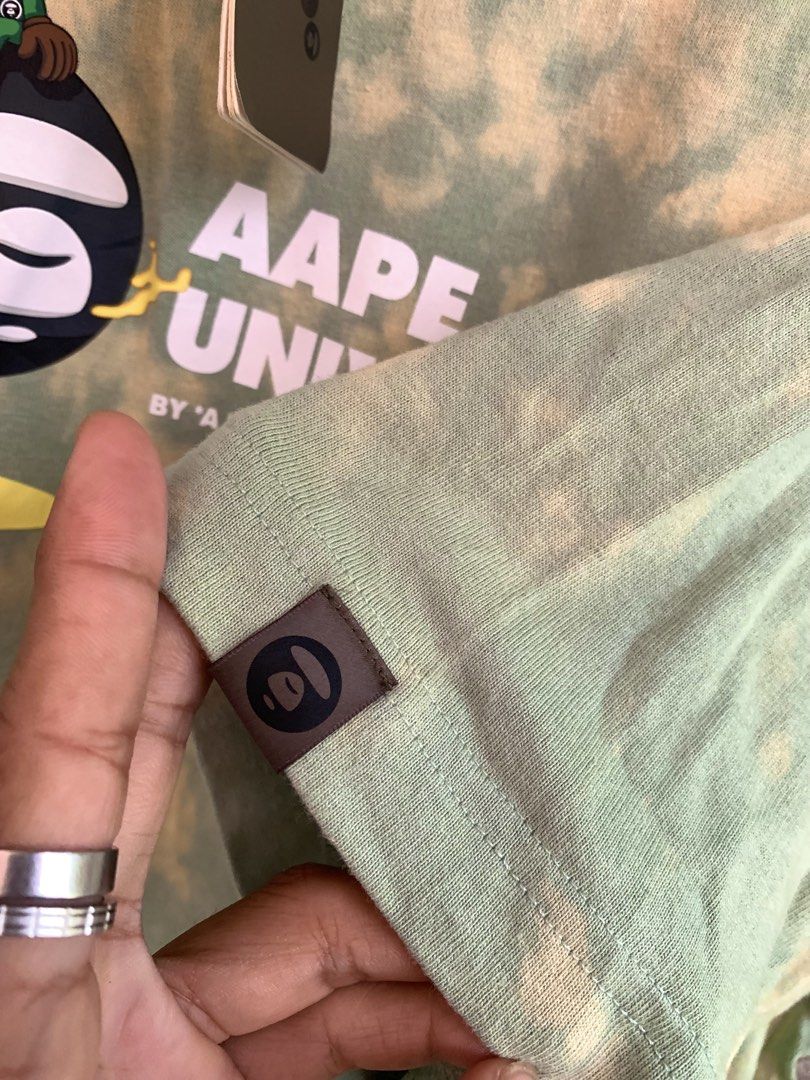 Aaper by a bathing ape Tie dye Shirt (Category: Tshirts & Polo Shirts ) located in Tacurong. Submitted by mwloots04 (Listing ID 1469632869, Image 3). Description: Excellent condition As new with hangtag No issues 9.9/10 Colorrate Dimes: 23x30.5.