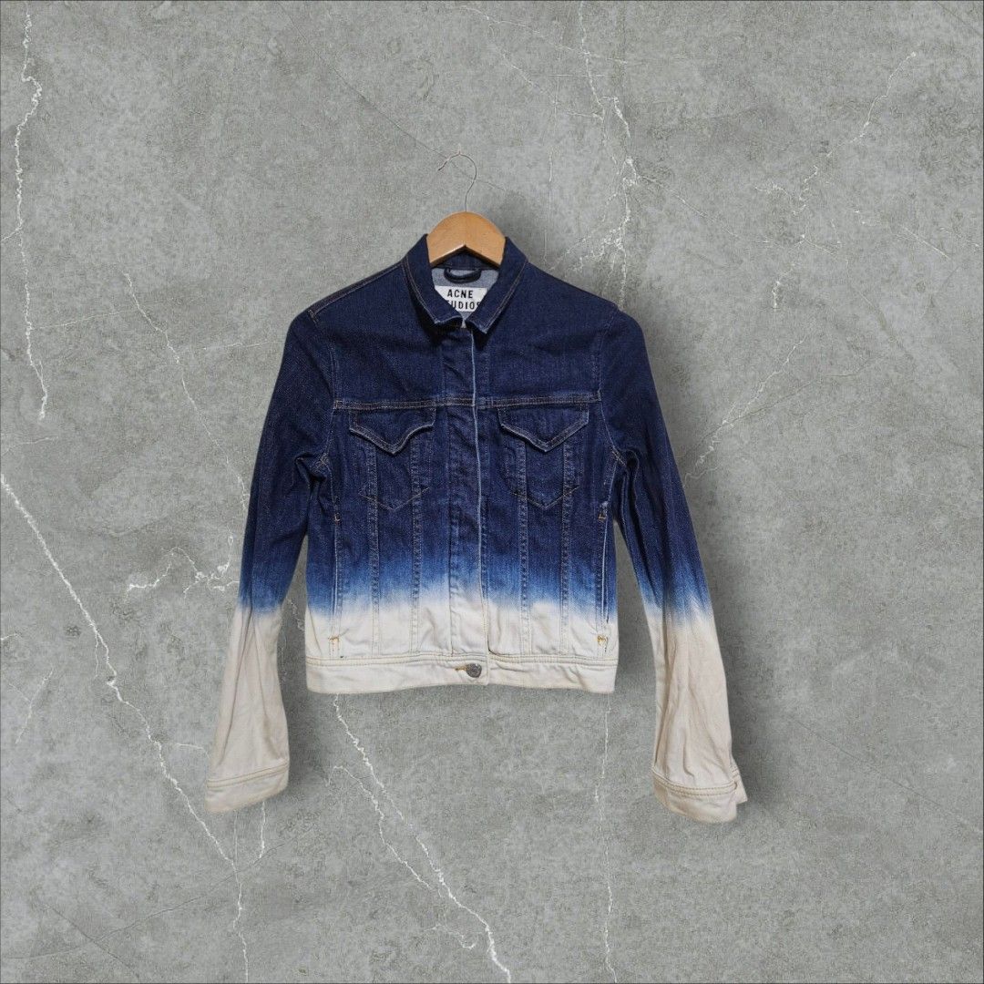 Acne studios denim jacket (Category: Coats, Jackets and Outerwear) located in Baguio. Submitted by fadexquisite (Listing ID 1469685184, Image 1). Description: Acne studios denim jacket Size36 on tag small wmns 21x17 Excellent condition 1200 plus ship fee.