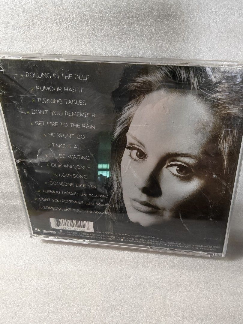 Adele 21 (Category: CDs & DVDs) located in Singapore. Submitted by oldoldtimes (Listing ID 1469592181, Image 2). Description: .