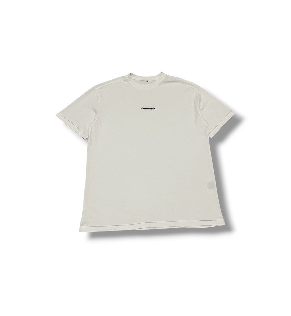 Ader Error Embroidered Tee (Category: Tshirts & Polo Shirts ) located in Bulacan. Submitted by sanjisthrift (Listing ID 1469699831, Image 1). Description: Size XL Width 23.5 Length 30 Excellent Condition 9/10.