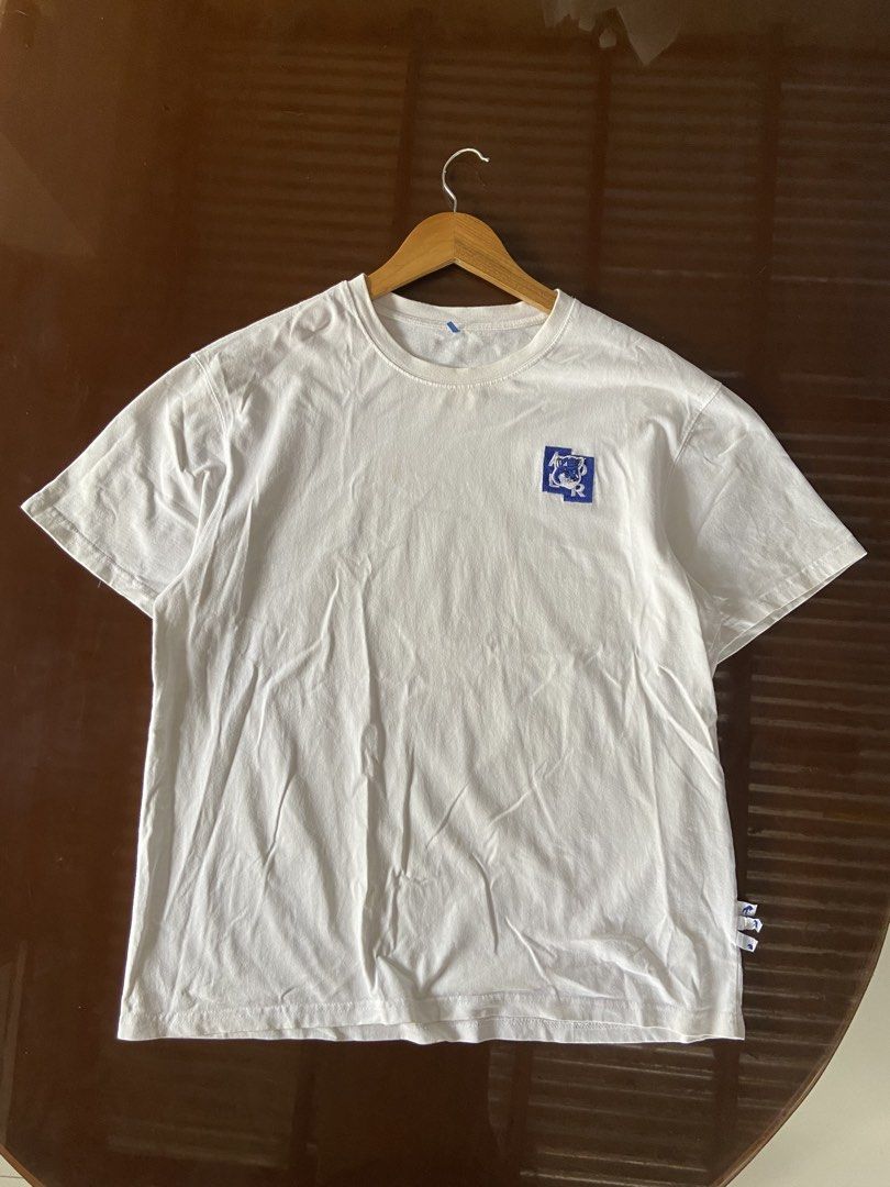 Ader Error X Maison Kitsune (Category: Tshirts & Polo Shirts ) located in Panabo. Submitted by thrifty.red (Listing ID 1469632530, Image 1). Description: width:22 length:27 Large Box Fit 1 pinholes back small need wash.