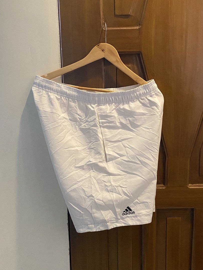 Adidas (Category: Shorts) located in Davao. Submitted by sellsell2002 (Listing ID 1469617554, Image 3). Description: Like new condition No issue Need wash only minor stain (washable) 32-36 with lace (stretchable) .