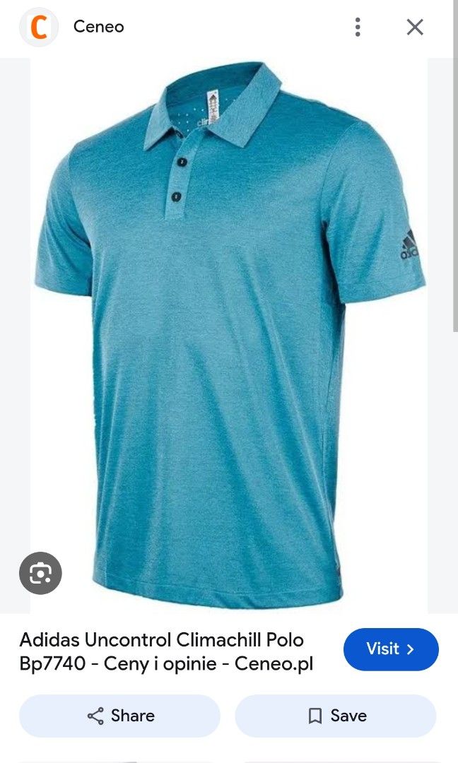 ADIDAS DRIFIT POLO SHIRT (freeshipping) (Category: Activewear) located in Quezon City. Submitted by gyl-stop (Listing ID 1469648474, Image 2). Description: free shipping 23.5 x 30 excellent condi cr: 9.8/10 issue: none.