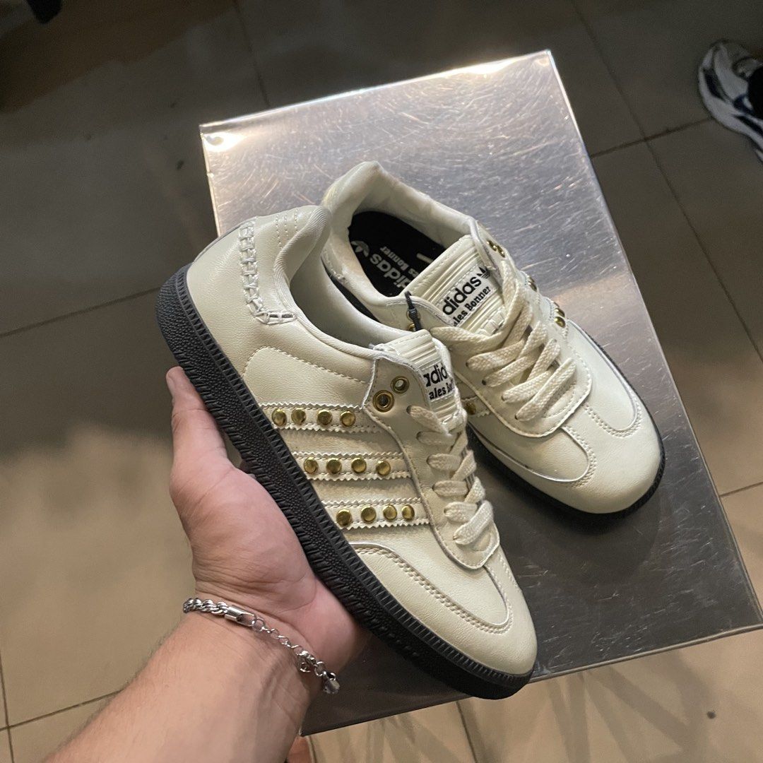 Adidas X wales bonner (Category: Sneakers) located in Iloilo. Submitted by nextwearco_ilo (Listing ID 1469715922, Image 2). Description: Adidas X wales bonner • Almost new condition • Size 38 eur womens • No flaws ₱ 2.5k only Loc : Iloilo city Dm📨.
