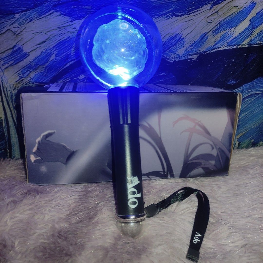 Ado Penlight Light stick 2023 ver. (Category: J-Wave Merchandise) located in Quezon City. Submitted by findyourtreasure10 (Listing ID 1469722100, Image 1). Description: 📌 **Please read before Purchasing** - good condition - bad box - sign of usage - official ado merch Kindly manage your expectations. What you see is exactly what you get 📦 All items are on hand and ready to ship 💎 Photos posted are the actual items. More pictures available upon
