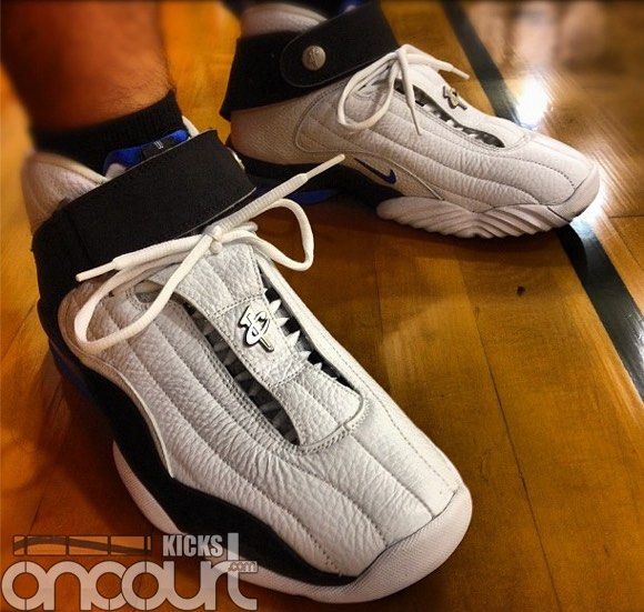 Air Penny IV black white silver (Category: Sneakers) located in Manila. Submitted by bedlambuzz (Listing ID 1469675638, Image 1). Description: WYSIWYT USED AND ROCKED NO BOX WRAPPED FOR PROTECTION AND STORED WILL NOT UNWRAP FOR PICS.