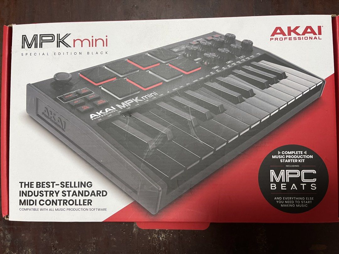 Akai Professional MPK Mini3B Special Edition Black (Category: Musical Instruments) located in Cainta. Submitted by minideclutters (Listing ID 1469644326, Image 1). Description: Opened but never used. Price slightly negotiable. Inclusions: Complete with original box RFS: Nakatambak nalang. Sayang kung di magagamit..