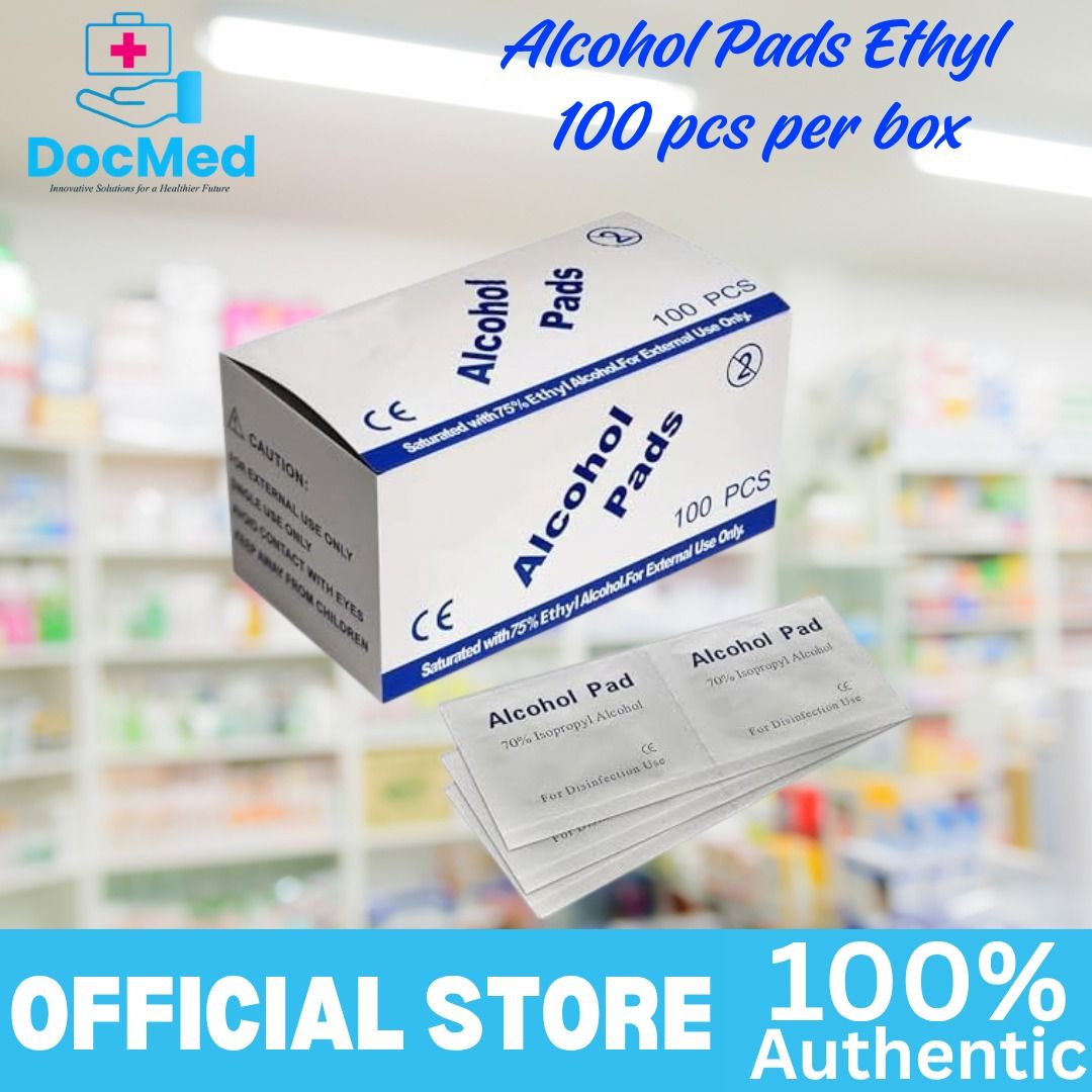 ALCOHOL PADS 100 PCS PER BOX (Category: Medical Supplies & Tools) located in Caloocan City. Submitted by zeezee.stone (Listing ID 1469644610, Image 1). Description: .