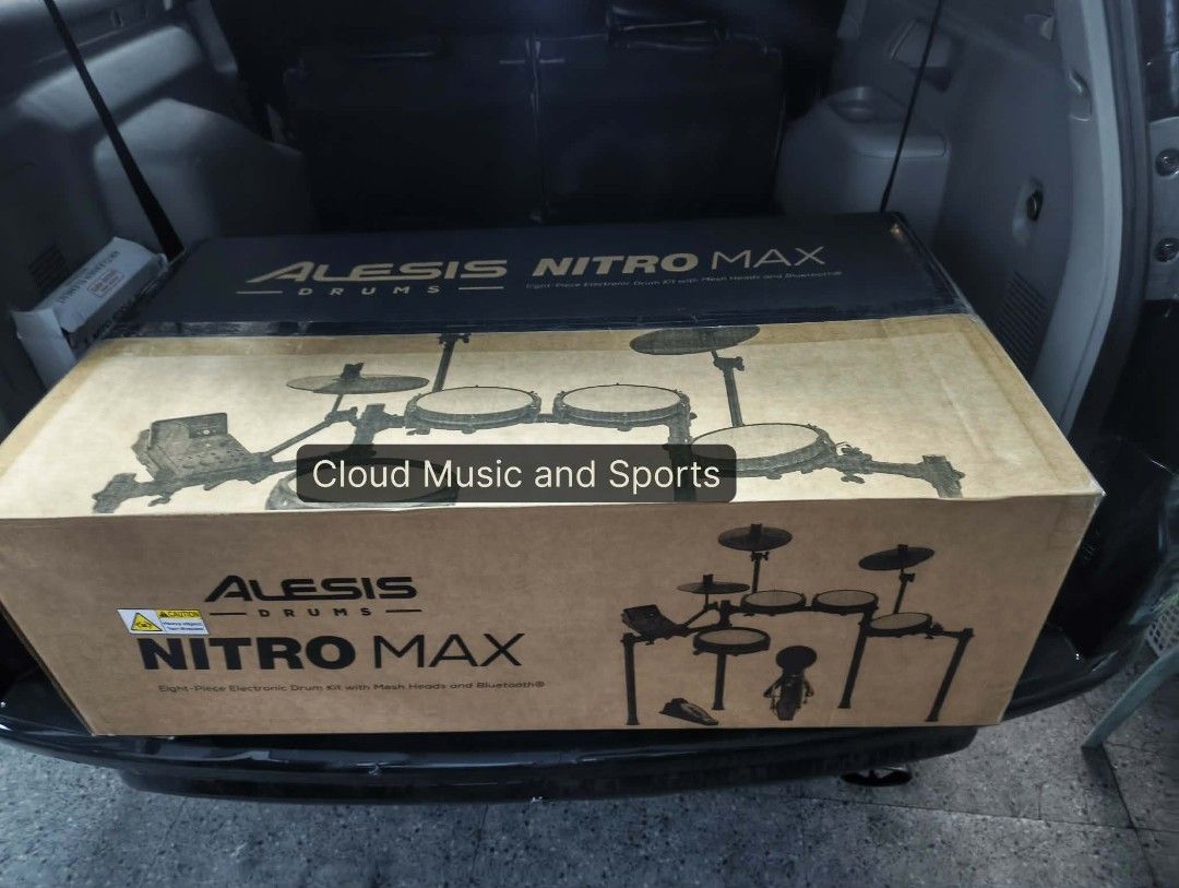 Alesis Nitro Max Electric Drumset (Category: Musical Instruments) located in Quezon City. Submitted by cloudmusicndsports (Listing ID 1469637929, Image 1). Description: alesis nitro max electric drumset brand new Cloud Music and Sports.