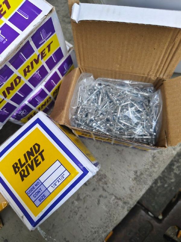 Aluminum Blind Rivet Specs: 1/8 x 1/2 (Category: Everything Else Others) located in Manila. Submitted by 09171479278_elsie. (Listing ID 1469635844, Image 1). Description: Aluminum Blind Rivet Specs: 1/8 x 1/2.