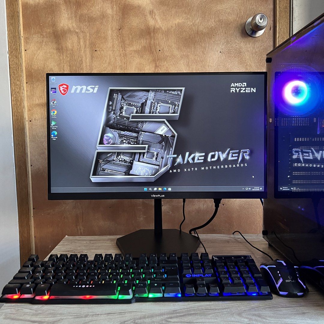AMD RYZEN 7 COMPUTER SET READY TO USE (8 MONTHS OLD ONLY SELDOM USE) (Category: Desktops) located in Quezon City. Submitted by markdonayre (Listing ID 1469645230, Image 3). Description: For sale Ryzen 7 Computer set Fresh na fresh pa 8 Months use lang bihira pa magamit no box lang kasi naitapon na. Ready to use napo yan newly installed Windows with complete basic apps and Ms Office Gagamitin nalang! ——————————————————————————— Quick Specs: ✅AMD R