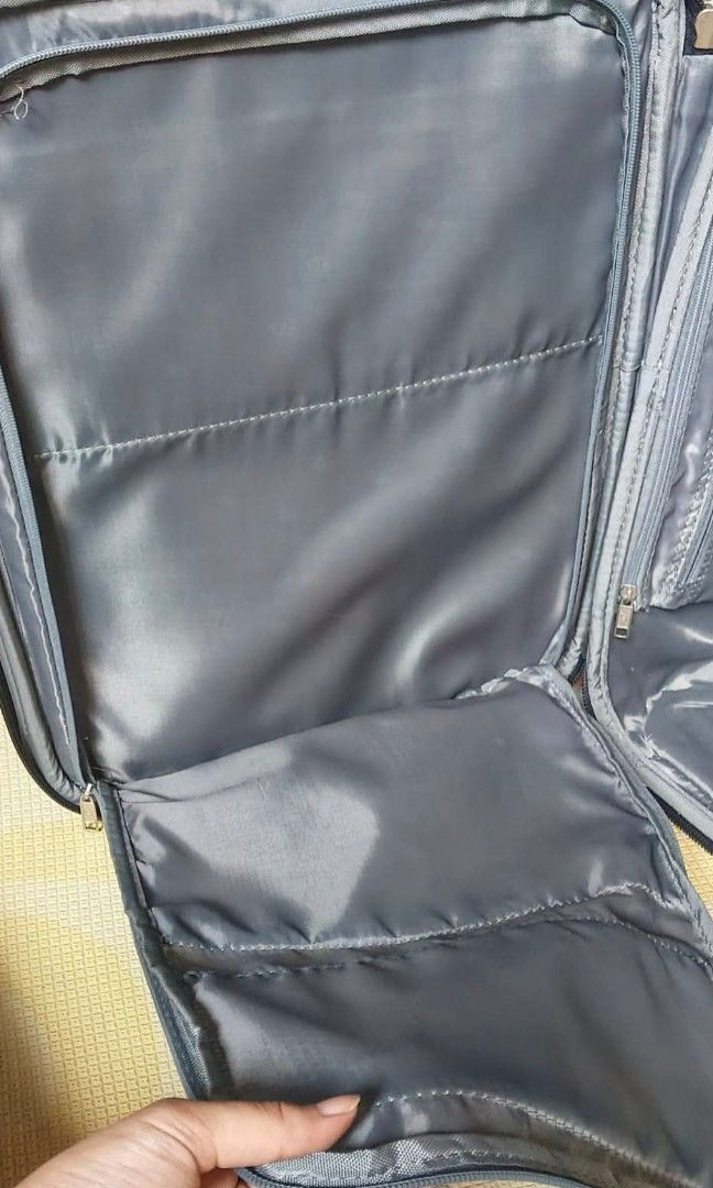 American Tourister (Category: Luggage) located in Manila. Submitted by jzjapansurplus (Listing ID 1469606783, Image 2). Description: IMPORTED FROM JAPAN AMERICAN TOURISTER BY SAMSONITE TROLLEY LUGGAGE Carry on,cabin,small Size 🔰Softcase Nylon Polyester 🔰Top and Side Carrier Handle 🔰Telescopic Push Handle 🔰Dual Rotation wheels 🔰Front zipper Pocket 🔰Zipper type closure NO ISSUE‼️Good condition Minimal Mark of usage only.
