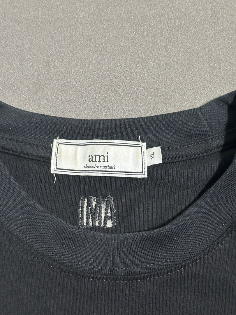 Ami Shirt (Category: Tshirts & Polo Shirts ) located in Bacolod City. Submitted by dannnsoy (Listing ID 1469655395, Image 3). Description: Ami Shirt •In very good condition •Dimension: 20.5” x 27” •Issue: Needs wash •Price: 699 only 📍Note: Color may vary to due lighting and camera resolution. .