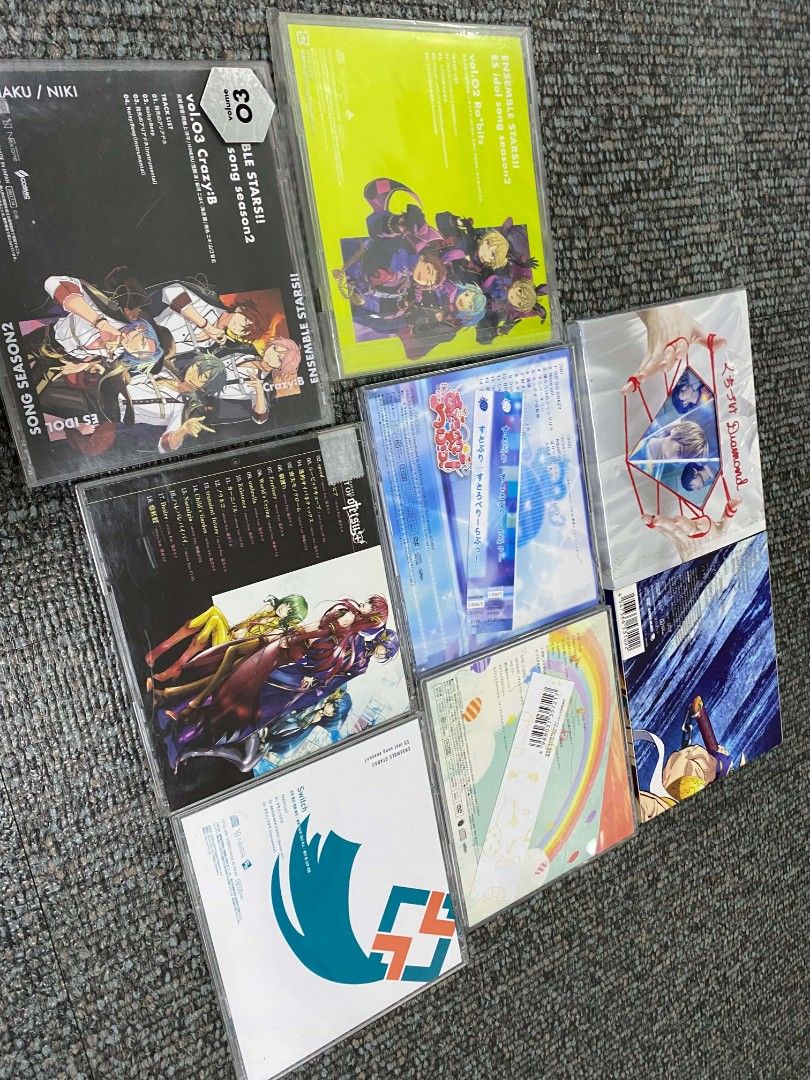 Anime Soundtrack Music CD Bundle (Category: CDs & DVDs) located in Quezon. Submitted by ron_espelita (Listing ID 1469572813, Image 3). Description: - Bundle of popular anime and game music CDs - Includes titles from Ensemble Stars, Demon Slayer, and more - Features multiple artist albums and idol song series - Plastic jewel cases are intact and well-maintained - Great addition for music collectors and anime fans - RUSH SALE / PM for inquiries!.