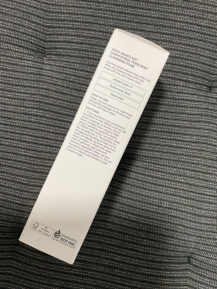 Anua Pore Deep Cleansing Foam (Category: Face Care) located in Quezon City. Submitted by lightly_loved (Listing ID 1469606091, Image 2). Description: Brand new Sealed See photos for expiration.