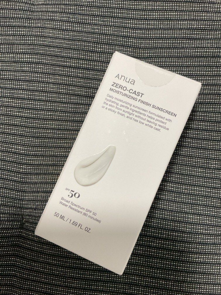 Anua Zero Cast Sunscreen (Category: Face Care) located in Quezon City. Submitted by lightly_loved (Listing ID 1469604737, Image 2). Description: Brand new Sealed See photo for expiration.