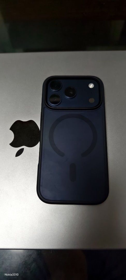 Apple iPhone 17 Pro factory unlock (Category: iPhone 17 Series) located in Pasig City. Submitted by kuyavictory (Listing ID 1469688382, Image 2). Description: Factory unlock, 2 sim BH 98% no issue, no dents warranty until Dec 2026 everything complete free case, free screen protector x3 available until morning Oct 26th.