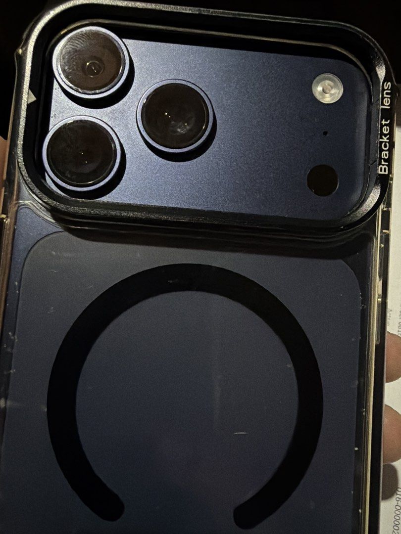 Apple iPhone 17 Pro Max (Category: iPhone 17 Series) located in Manila. Submitted by maewyn13 (Listing ID 1469659871, Image 2). Description: - Battery Health: 100% (Only 71 cycle counts) - Condition: Flawless glass, zero scratches, fully functional - Extras: Screen protector already applied + protective bumper case included + original box + charger - Reason for selling: Upgraded to 18PM - With discount for sure buyer.