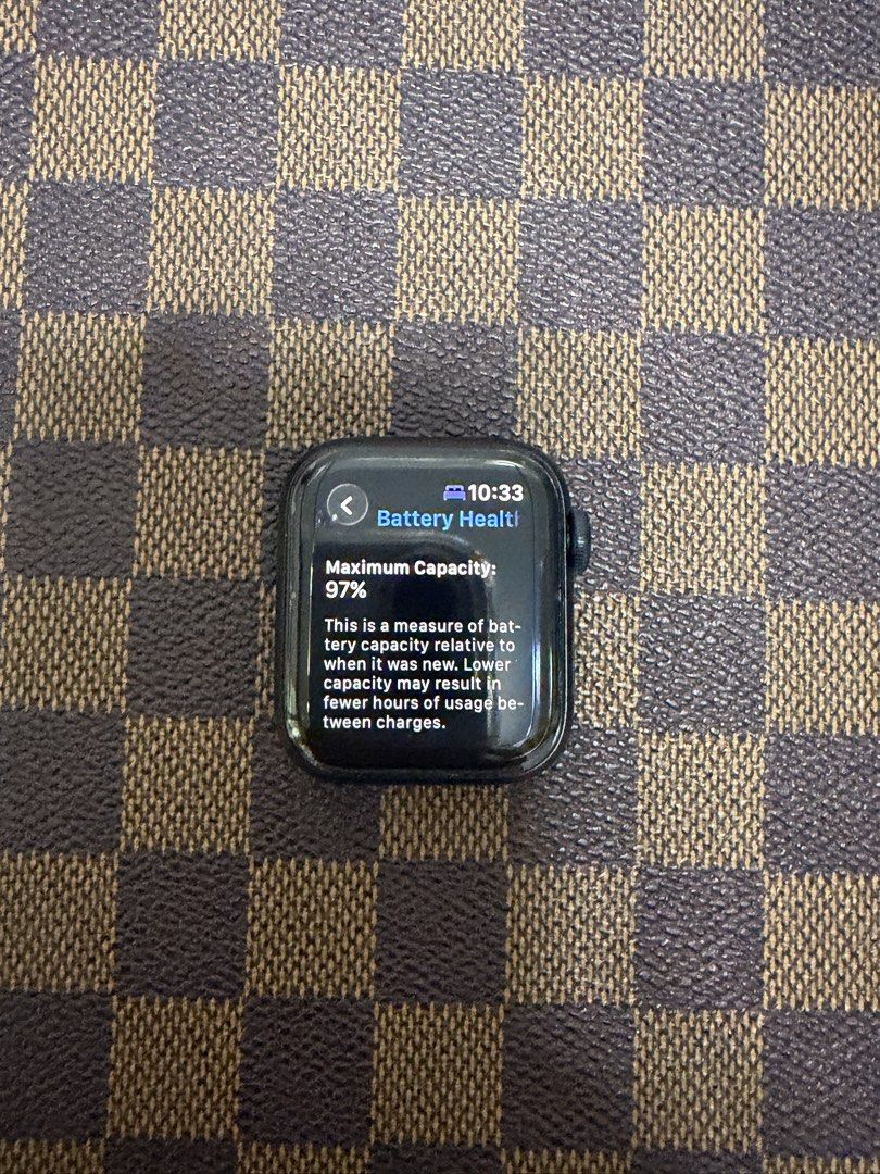 Apple Watch SE 3 GPS 40mm S/M (Category: Wearables & Smart Watches) located in Lucena. Submitted by mademoisellemd (Listing ID 1469596699, Image 2). Description: Repo$t tagged as dupe post Misplaced na original box With original charger Free straps, protector and newly installed protective film Delivery only No meet ups.