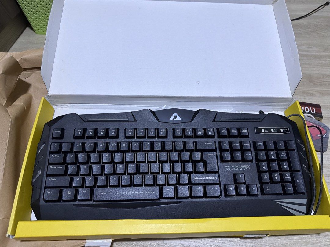 Armaggedon AK-666SFX Gaming Keyboard, Computers & Tech, Parts ...