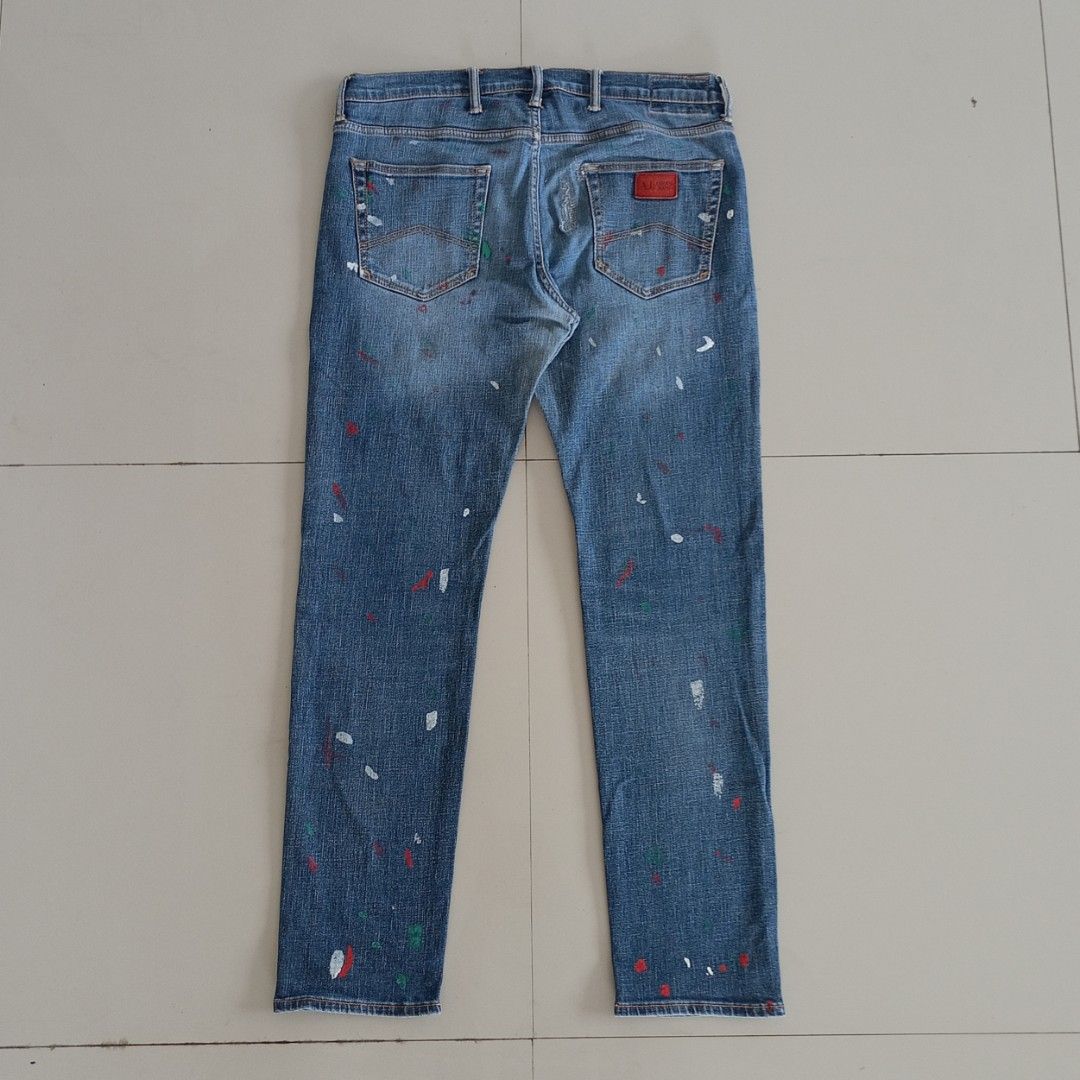Armani jeans (Category: Jeans) located in Candaba. Submitted by luxondiscount (Listing ID 1469697700, Image 2). Description: W-34 L-41 Hem-7.