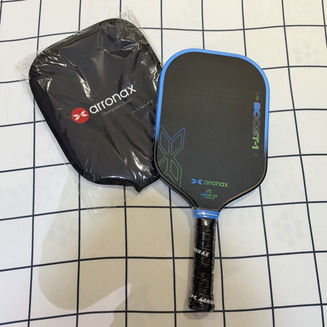 Arronax Boost 1 Blue 16mm Pickleball Paddle (Category: Racket and Ball Sports) located in Las Pinas. Submitted by momsonmarket (Listing ID 1469717156, Image 1). Description: Arronax Boost 1 Blue 16mm Pickleball Paddle Brand New Freebies: Free Paddle Cover and Overgrip ₱6,500 Meet-ups: Glass House by Coffee Project or Brittany Palazzo Shipping shouldered by buyer.