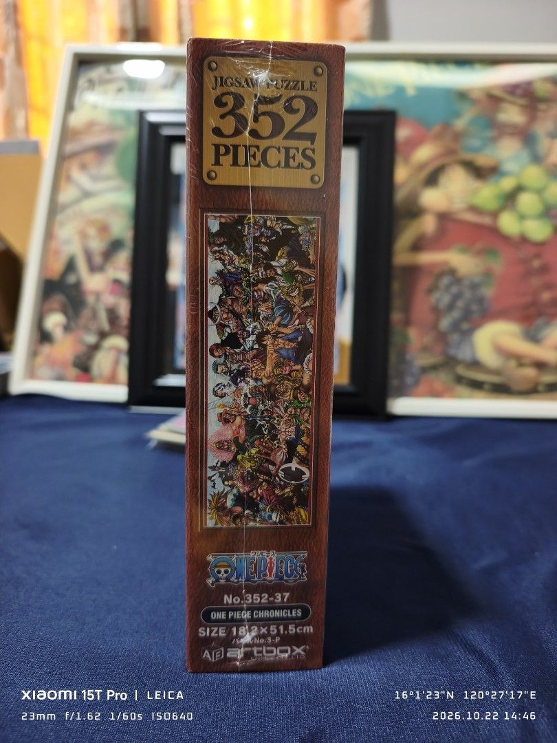 Artbox One Piece Chronicles 352 Pieces Jigsaw Puzzle (Category: Board Games & Puzzles) located in Mapandan. Submitted by marc.bno (Listing ID 1469753872, Image 2). Description: - Authentic Artbox One Piece Chronicles jigsaw puzzle from Ensky - Made in Japan with official licensing - Brand new and factory-sealed in original plastic wrap - Total of 352 pieces - Completed dimensions: 18.2 x 51.5 cm - Recommended frame: Panel number 3-P.