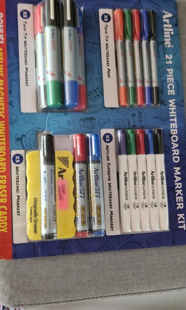 Artline white board markers (Category: Looking For) located in Quezon City. Submitted by puremountain_a8c3b6 (Listing ID 1469630217, Image 1). Description: Brandnew sealed from australia . i have extra supply.