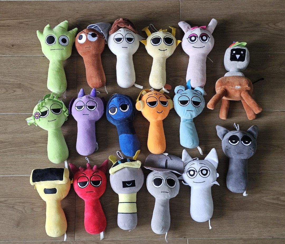 SPRUNKI Plushie Toy Lot (Category: Plushies & Soft Toys) located in Quezon City. Submitted by charliebrown_olx (Listing ID 1469614339, Image 1). Description: • Lot Price: P950.00 (17 pcs) • WYSIWYG • Sorry Last Price Already ▪︎ Pickup only at Obudan St Brgy Manresa QC (D.Tuazon St/Banawe St) ▪︎ Shipping thru J&T only ▪︎ GCash Payment TFL! (Digital Circus, Roblox, Minecraft).