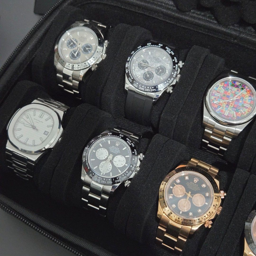 Assorted Watches (Category: Men's Watches) located in Quezon City. Submitted by flipandfind (Listing ID 1469586910, Image 2). Description: - sold as is, no box, watch only - lowest priced watches are from 1.5k to 14k - dm me for price list, and detailed photos if u buy 2, I'll give the patek for free.