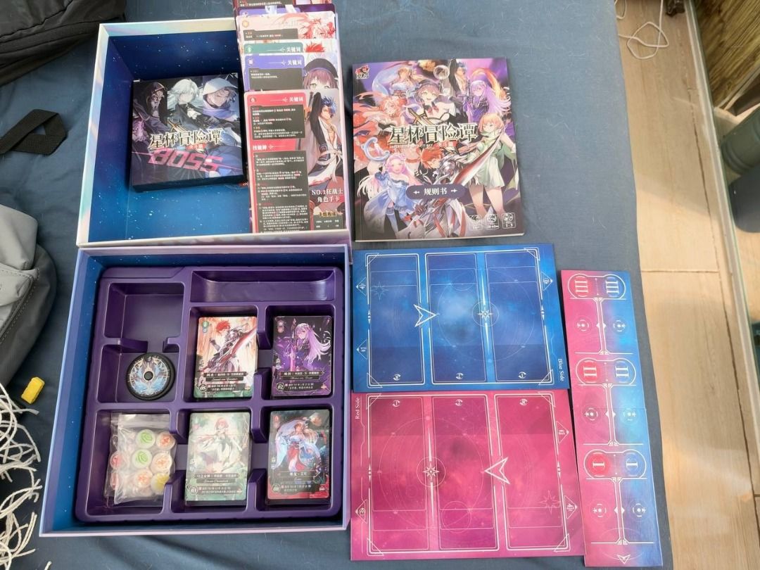 Asteriated Adventures Asteriated Adventures Collection Box Mandarin (Category: Card Boxes & Cases) located in Caloocan City. Submitted by raymon_3303 (Listing ID 1469604441, Image 2). Description: - Complete Asteriated Adventures board game set - Features beautiful anime-style character artwork - Includes main game box, rulebook, card decks, game boards, and tokens - Excellent condition and neatly organized in original packaging - Ideal for fans 