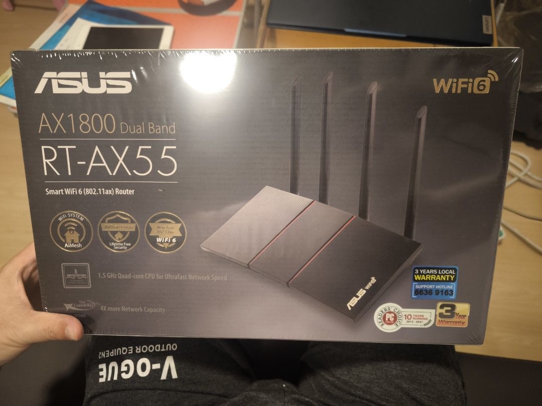 Health Band Sticker ASUS RT-AX55 AX1800 Dual Band WiFi 6 Router, Computers & Tech, Parts ...
