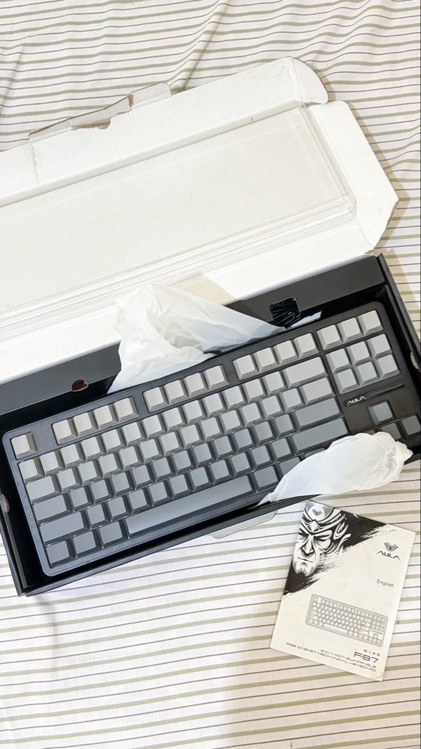 AULA F87 (Category: Computer Keyboard) located in Aritao. Submitted by jessvntg (Listing ID 1469695586, Image 3). Description: LIKE NEW USED IT ONCE LANG RFS: BIGAY NG EX.