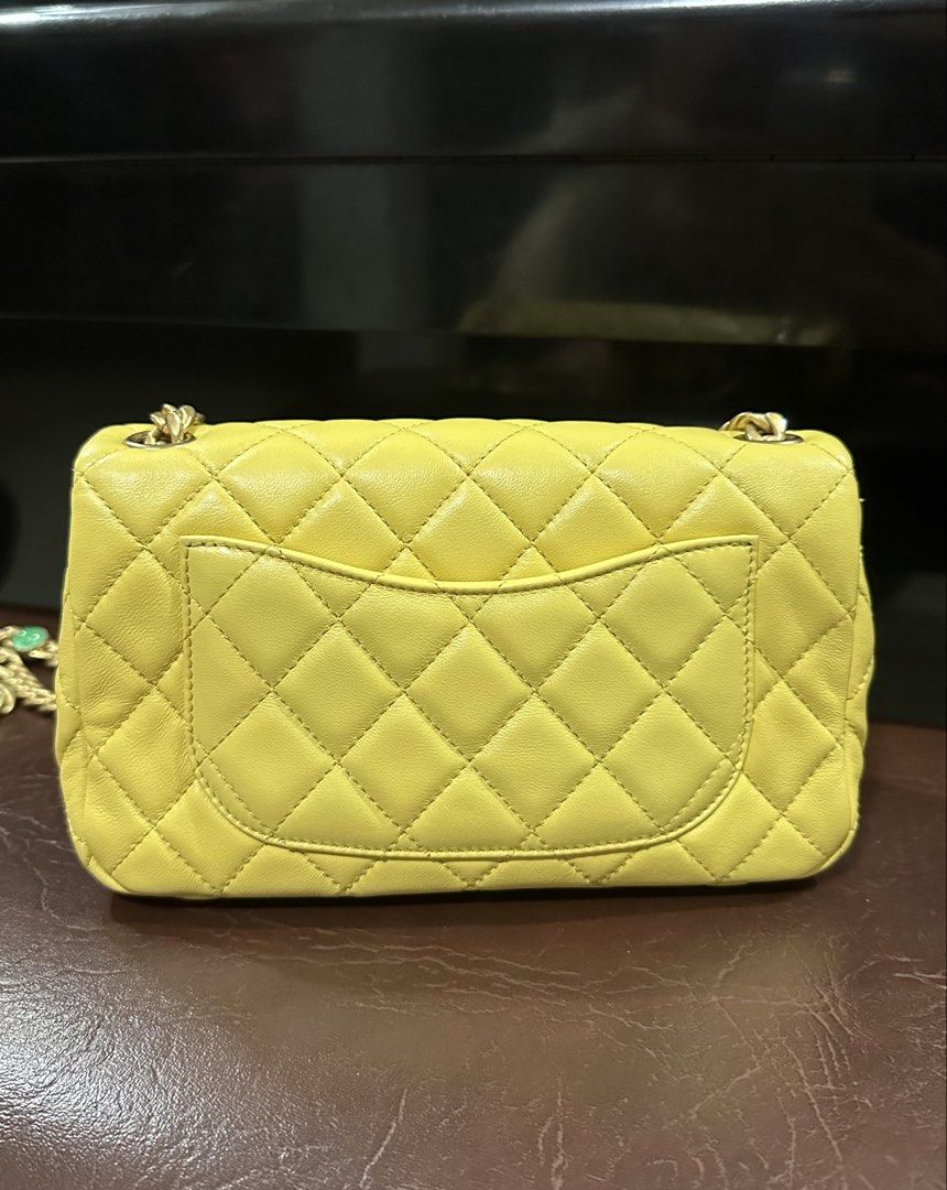 Authentic Chanel Mini Rectangular Lambskin (Category: Luxury Bags & Wallets) located in Las Pinas. Submitted by marshmallowmax (Listing ID 1469615131, Image 3). Description: Guaranteed Authentic! With box dustbag and card.
