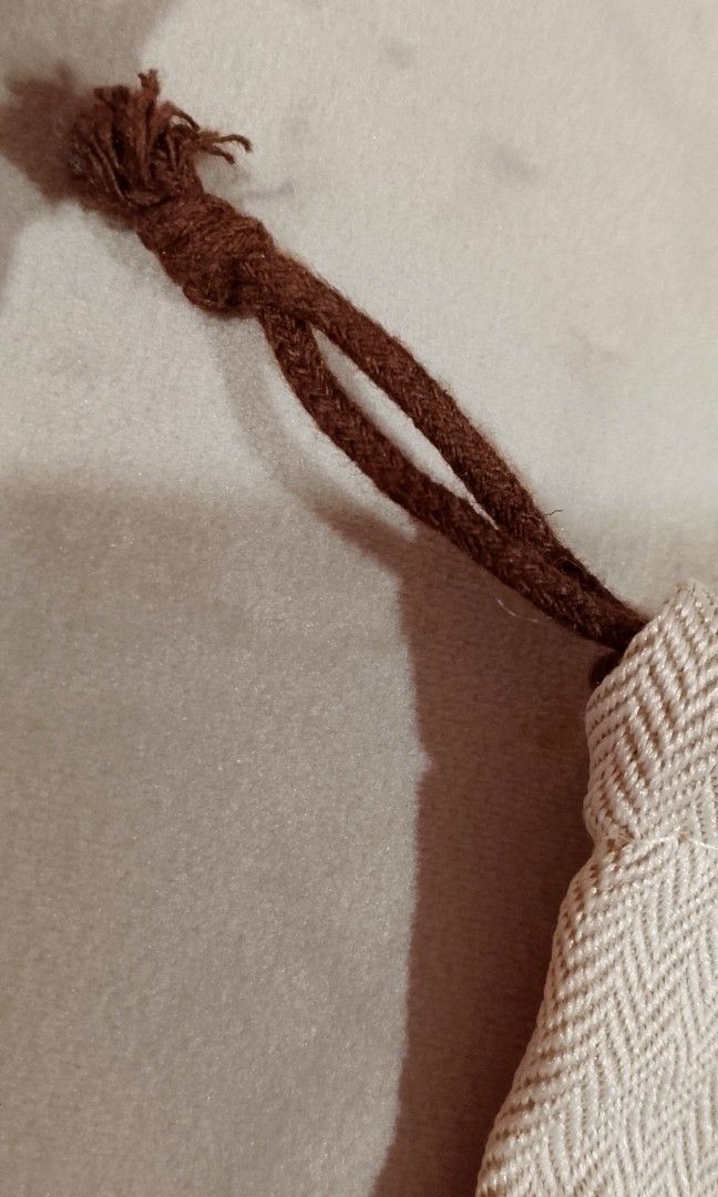 Authentic Hermès herringbone canvas dust bag (Category: Luxury Accessories) located in Cabanatuan. Submitted by miss.maia (Listing ID 1469741417, Image 3). Description: authentic Hermès herringbone canvas dust bag is primarily designed and used for storing shoes or long wallets/pouch accessories..
