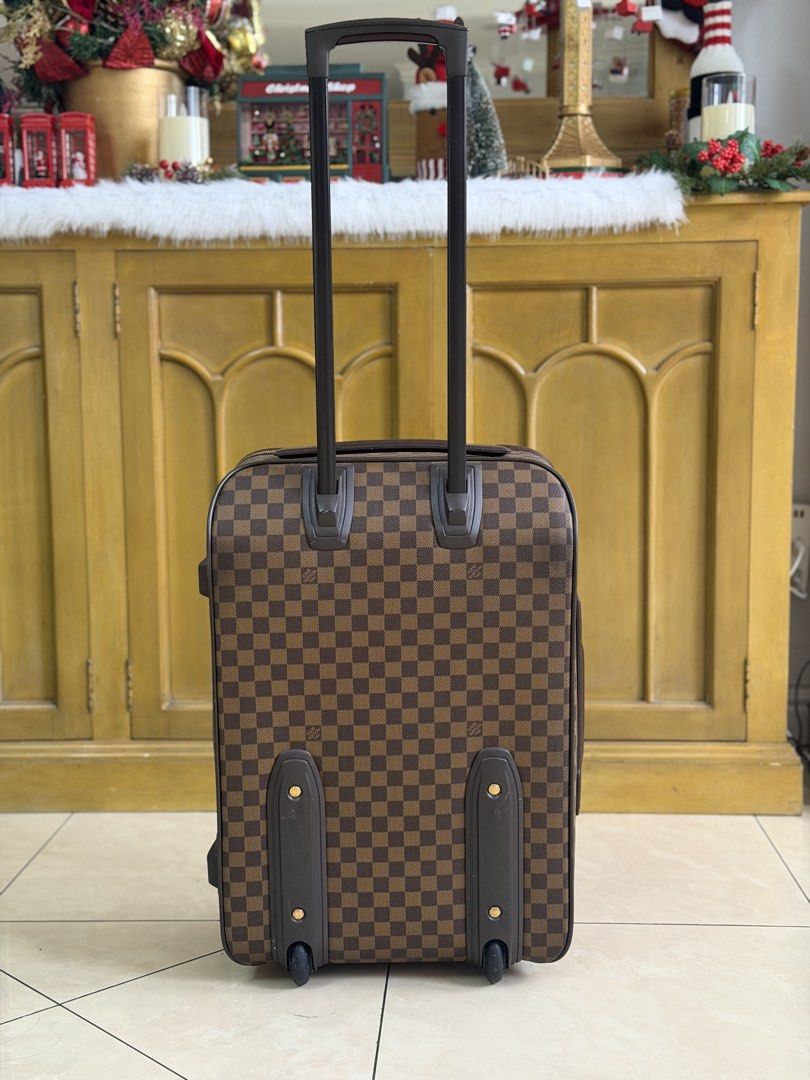 Authentic Louis Vuitton Damier Ebene Pegase 55 (Category: Luggage) located in Manila. Submitted by maria_2326 (Listing ID 1469633272, Image 2). Description: 💯% Authentic w/Certificate of Authenticity Location: Manila/QC.