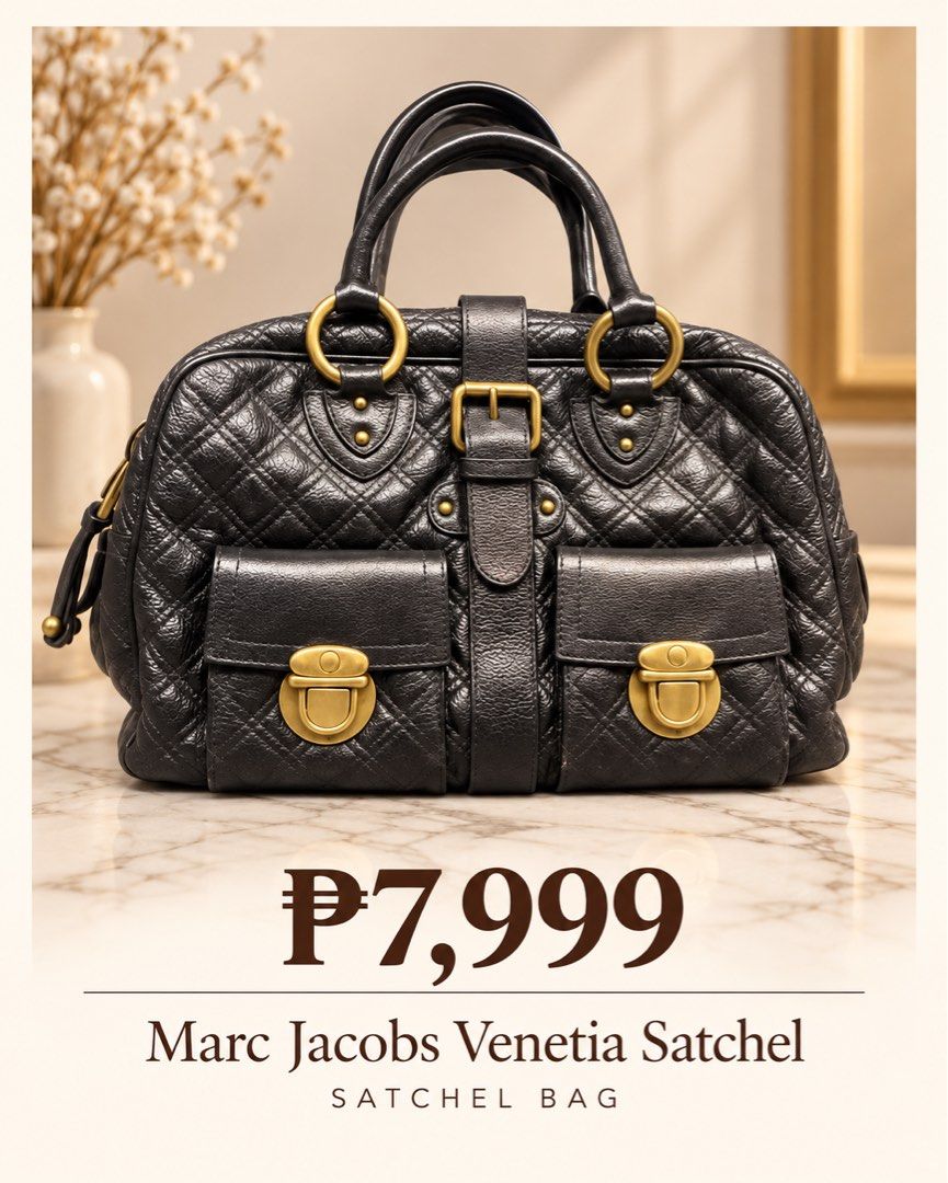 Authentic Marc Jacobs Venetia Satchel (Category: Tote Bags) located in Tarlac. Submitted by kopi.roti (Listing ID 1469680030, Image 1). Description: .