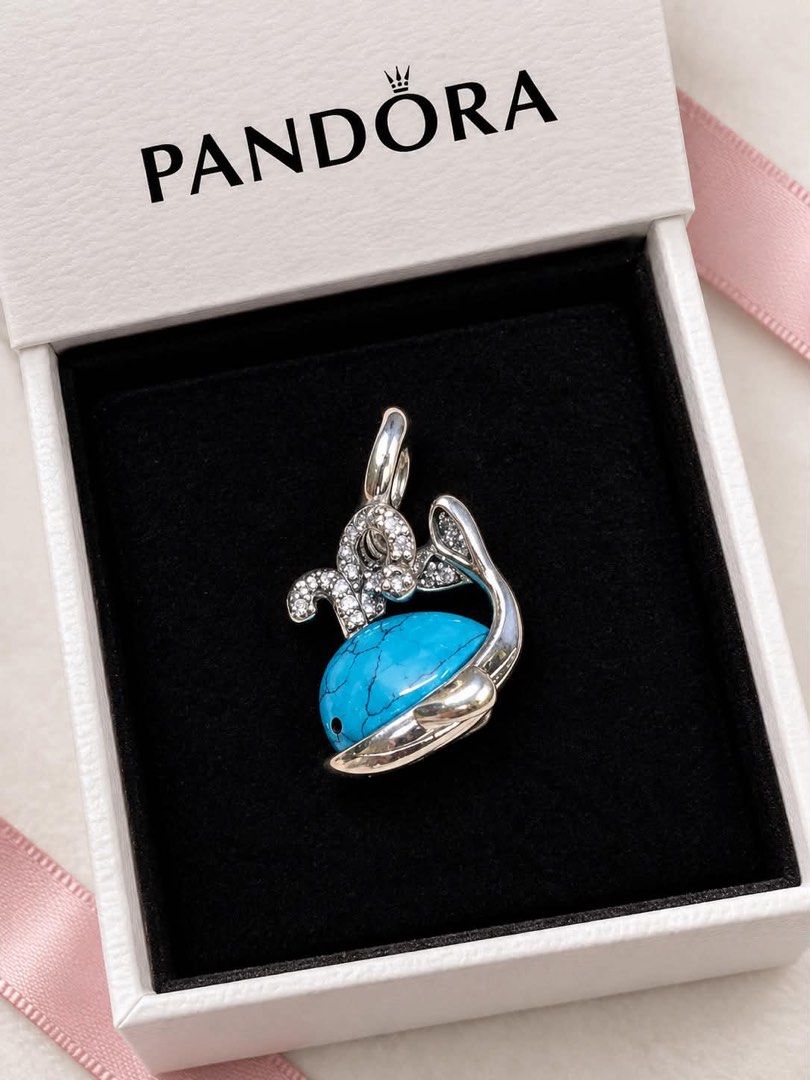 Authentic Pandora Turquoise Whale Dangle Charm (Category: Charms) located in Manila. Submitted by daintyjewels (Listing ID 1469697002, Image 1). Description: .