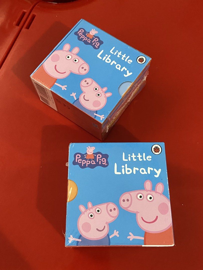 Authentic Peppa Pig Little Library Board Book Box Set (Category: Children's Books) located in Cavite. Submitted by kylacentillas (Listing ID 1469634444, Image 1). Description: - Brand new and sealed: Comes with original plastic shrink wrap intact - Complete set: Includes 6 mini board books (Peppa's Garden, Family, Friends, Home, Playgroup, and Favourite Things) - Perfect for toddlers: Durable board book pages designed for small hands - Great gift