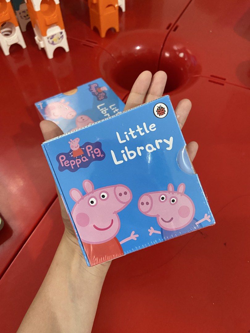 Authentic Peppa Pig Little Library Board Book Box Set (Category: Children's Books) located in Cavite. Submitted by kylacentillas (Listing ID 1469634444, Image 3). Description: - Brand new and sealed: Comes with original plastic shrink wrap intact - Complete set: Includes 6 mini board books (Peppa's Garden, Family, Friends, Home, Playgroup, and Favourite Things) - Perfect for toddlers: Durable board book pages designed for small hands - Great gift