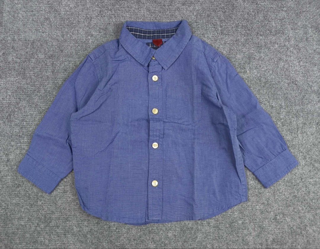 Baby Gap Button Down Long-sleeves (Kids) (Category: Babies & Kids Fashion) located in Manila. Submitted by secondhand.stories.ph (Listing ID 1469736298, Image 1). Description: Baby Gap Button Down Long-sleeves (Kids) Excellent Condition 2T (1-2YR OLD) 200 +SF.