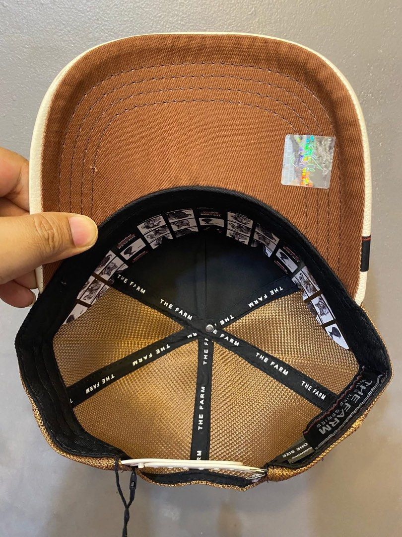 BAD by The Farm Goorin Bros (Category: Caps & Hats) located in Muntinlupa City. Submitted by WearhouseMMA (Listing ID 1469749135, Image 2). Description: BAD by The Farm Goorin Bros 750 only… SF NOT INCLUDED… 100% Legit Goorin bros✔️ Leather dome✔️ A-Frame snapback✔️ OSFM✔️ Pre-curve brim✔️ Complete tags and hangtag✔️ Rare Desin🫏🫏🫏.
