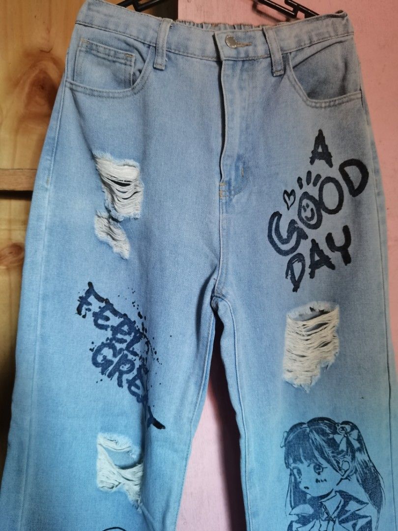 baggy pants (Category: Jeans) located in Los Banos. Submitted by fiercedolphin_fd6d32 (Listing ID 1469604655, Image 2). Description: size: 15 yrs old on tag xs-s kasya.