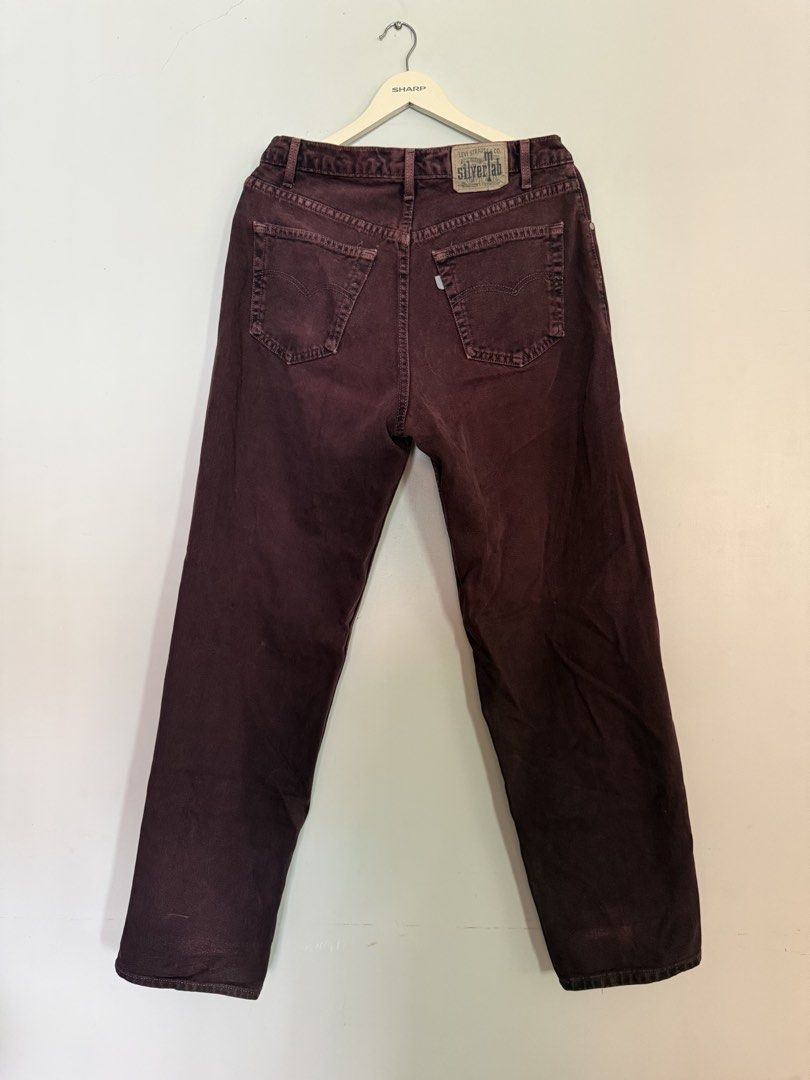 Baggy pants Levi’s Silver Tab (Category: Jeans) located in Vigan. Submitted by catmoonlilith (Listing ID 1469614652, Image 2). Description: Price: 1800 + SF Size: 34 on tag Waist: 16.5 inches Length: 43 inches Buttom hole width: 8 inches Payment via Gcash 📍Vigan City .