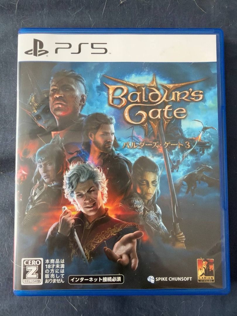 Baldur's Gate 3 PS5 Japanese Edition (Category: PlayStation) located in Caloocan City. Submitted by raymon_3303 (Listing ID 1469602492, Image 1). Description: - Game: Baldur's Gate 3 for PlayStation 5 - Condition: Disc is 100% scratch-free and tested working; case hinge works perfectly - Version: Spike Chunsoft Japanese region release - Highlights: Massive RPG adventure with endless replay value - Inclusions: Physical disc and original blue case 