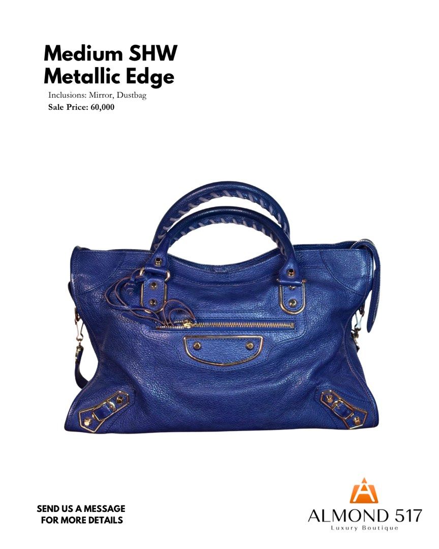 Balenciaga Medium SHW Metallic Edge bag (Category: Luxury Bags & Wallets) located in Taguig. Submitted by reimac_almond517 (Listing ID 1469694793, Image 1). Description: .