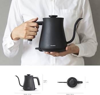 BALMUDA The Pot Electric Kettle Black (Category: Kettles & Airpots) located in Pasig City. Submitted by cosmicjuice08 (Listing ID 1469681023, Image 3). Description: BALMUDA The Pot | Japanese Version | 110V | ₱5,000 Selling my BALMUDA The Pot. A minimalist Japanese electric kettle with the signature slim spout, great for pour-over coffee and tea. • Japanese version, 110V • no original box, in great condition, minor water spots inside • Please see