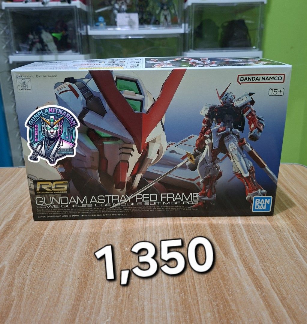Bandai RG Astray Red Frame (Category: Gundam & Model Kits) located in Santa Ignacia. Submitted by gunplakitnarian (Listing ID 1469702184, Image 1). Description: Pick up: Malacampa, Camiling Tarlac Meet up: SM tarlac (+100), Sta. Ignacia public market (+30), Camiling Centro (+50). For Customets outside Tarlac, I Can ship Nationwide Via J&T (shipping fee will be shouldered by buyer) No COD Mode of payment: Gcash/ Gotyme/ BDO Bank Transfer/ CASH(ONL